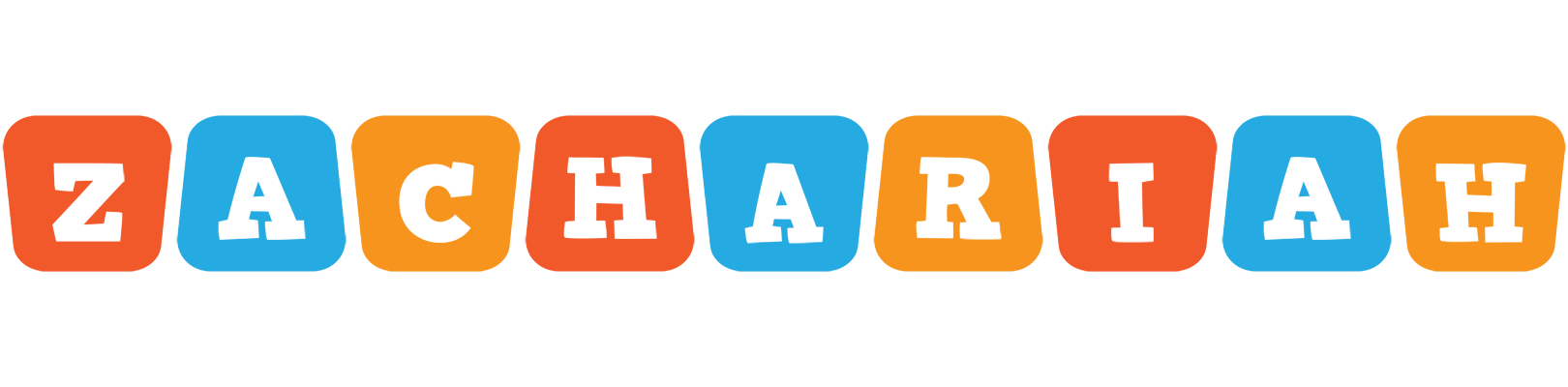 Zachariah comics logo