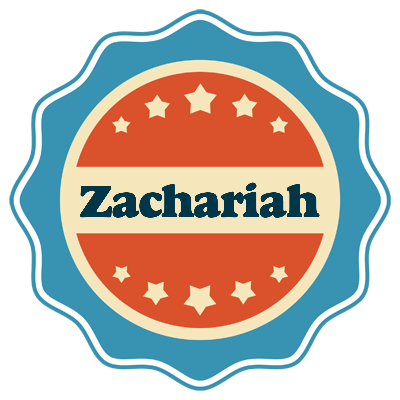 Zachariah labels logo