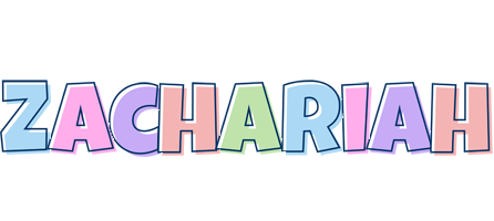 Zachariah pastel logo