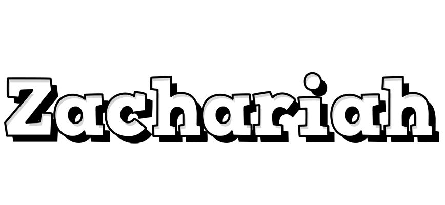 Zachariah snowing logo