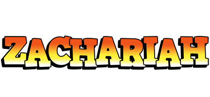 Zachariah sunset logo