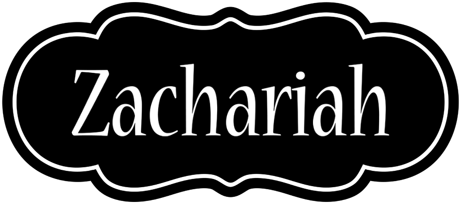Zachariah welcome logo