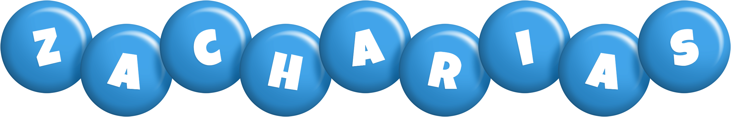 Zacharias candy-blue logo