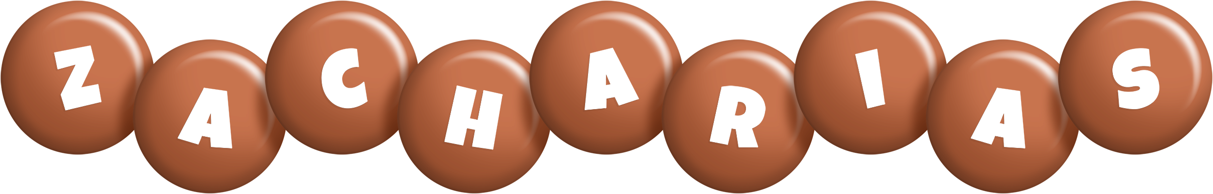 Zacharias candy-brown logo