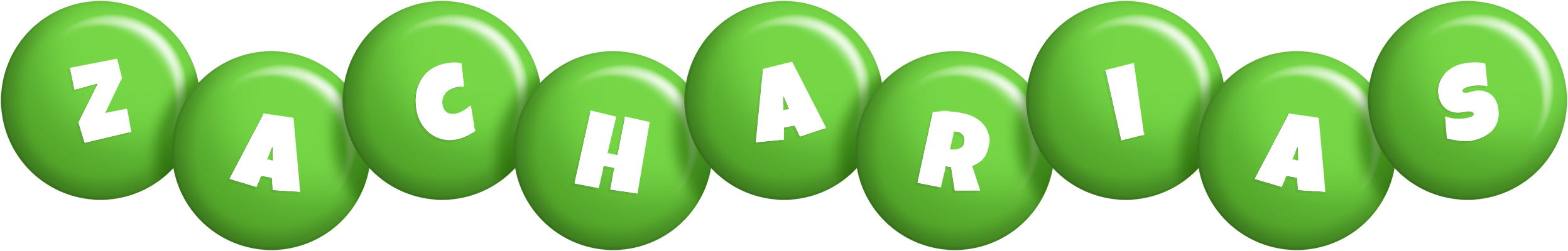 Zacharias candy-green logo