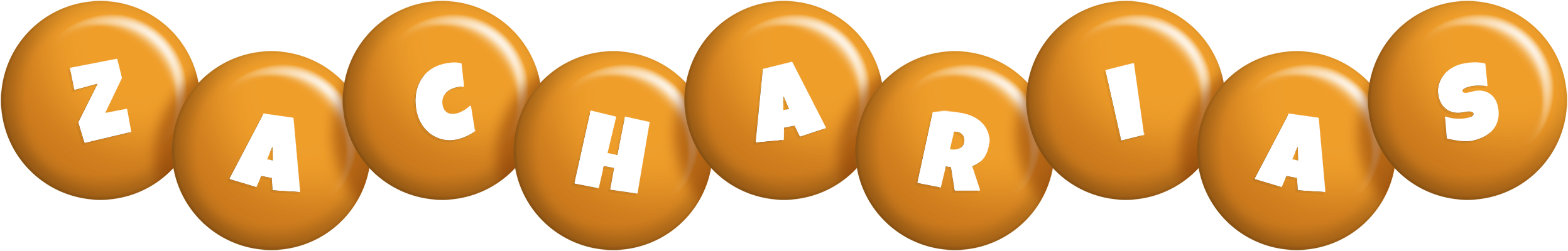 Zacharias candy-orange logo