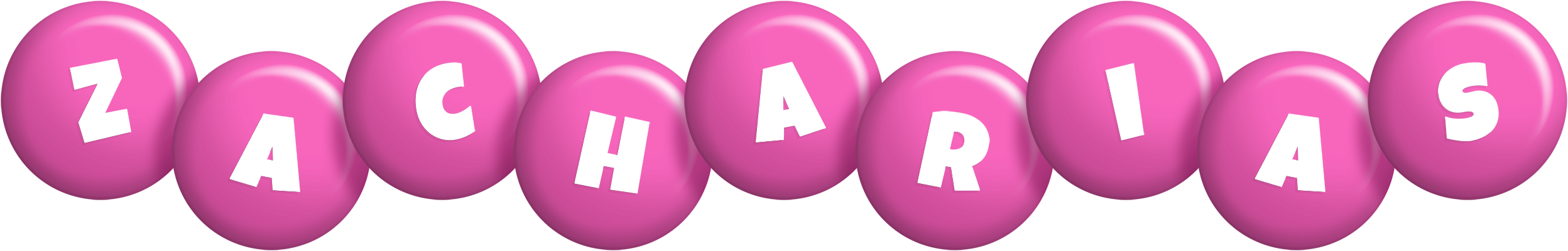 Zacharias candy-pink logo