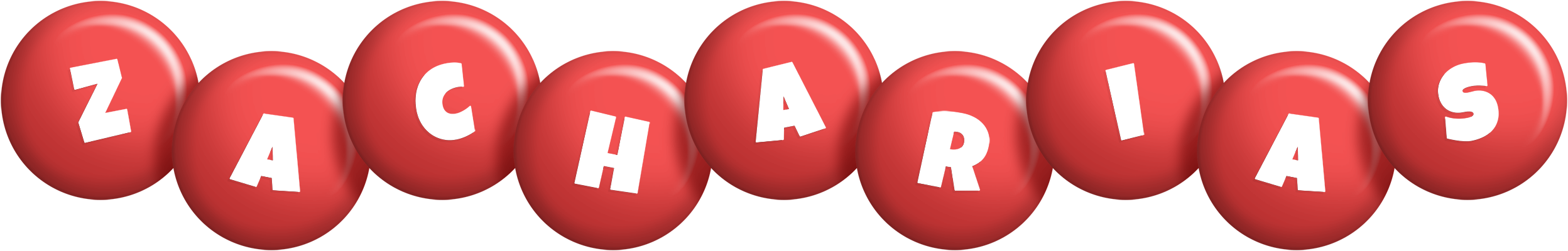 Zacharias candy-red logo