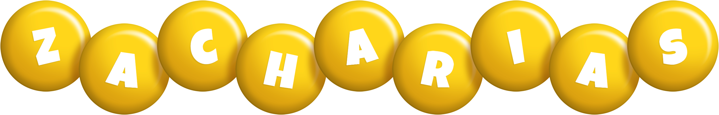 Zacharias candy-yellow logo