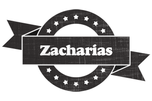 Zacharias grunge logo