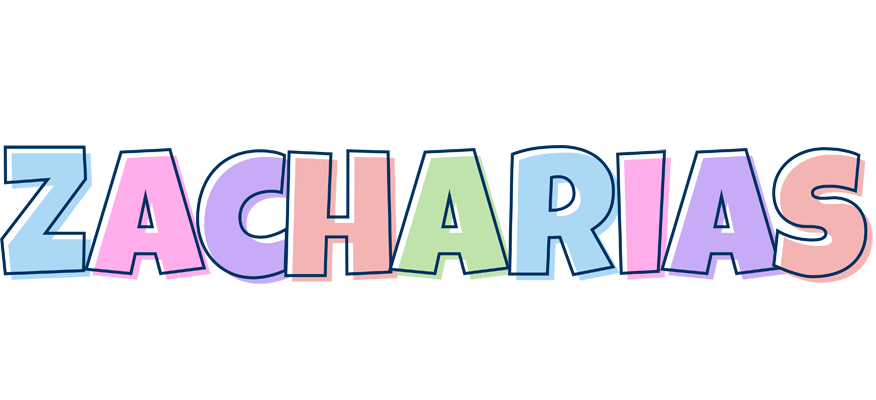Zacharias pastel logo