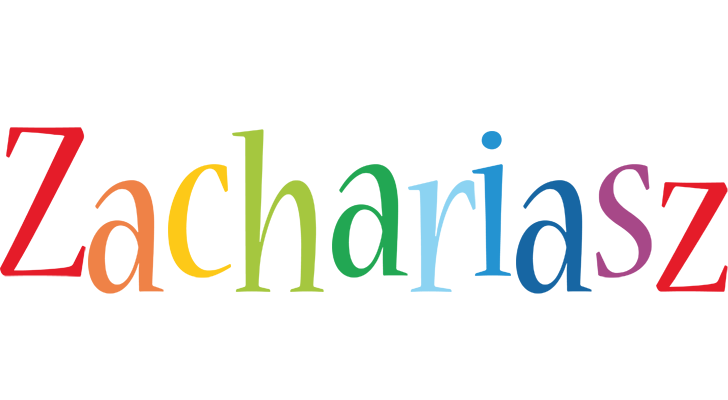 Zachariasz birthday logo