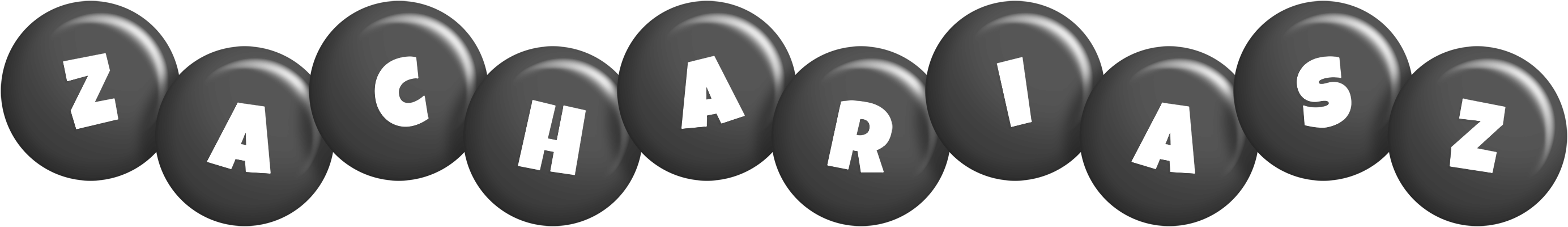 Zachariasz candy-black logo