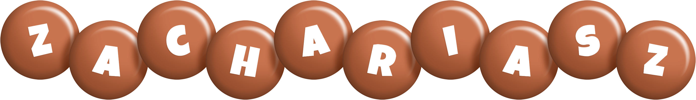 Zachariasz candy-brown logo