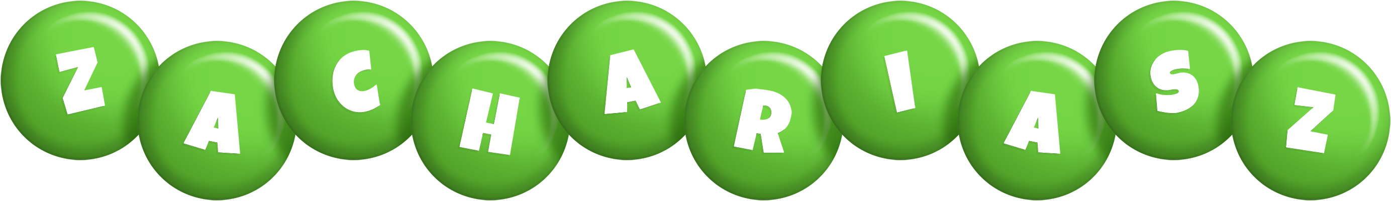 Zachariasz candy-green logo