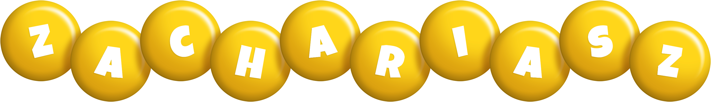 Zachariasz candy-yellow logo
