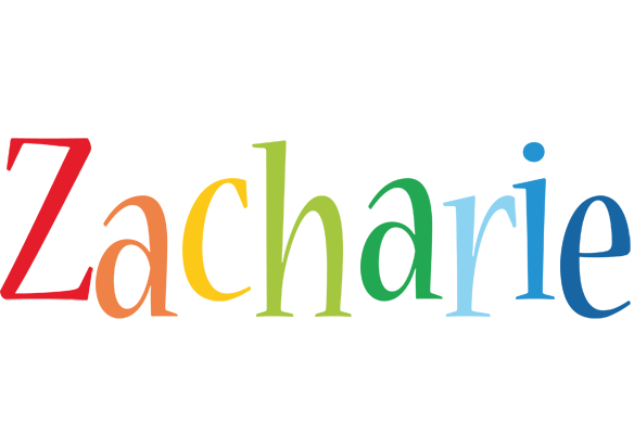 Zacharie birthday logo