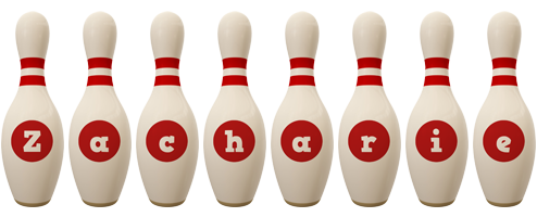 Zacharie bowling-pin logo