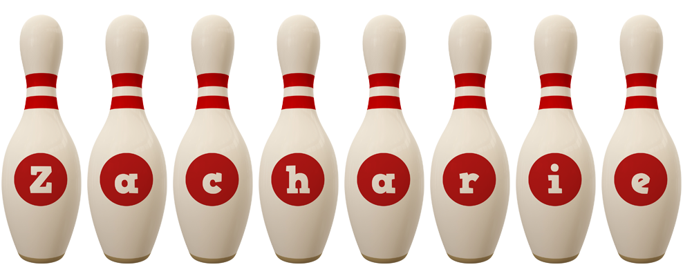 Zacharie bowling-pin logo