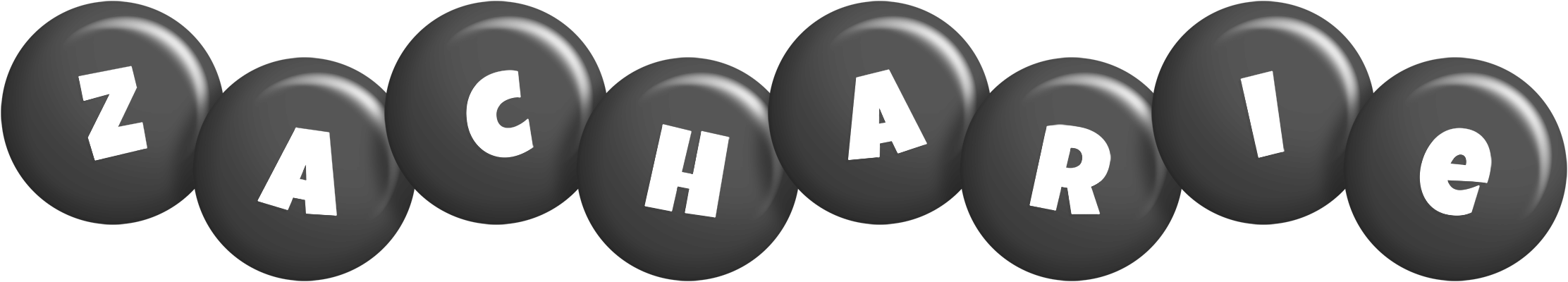 Zacharie candy-black logo