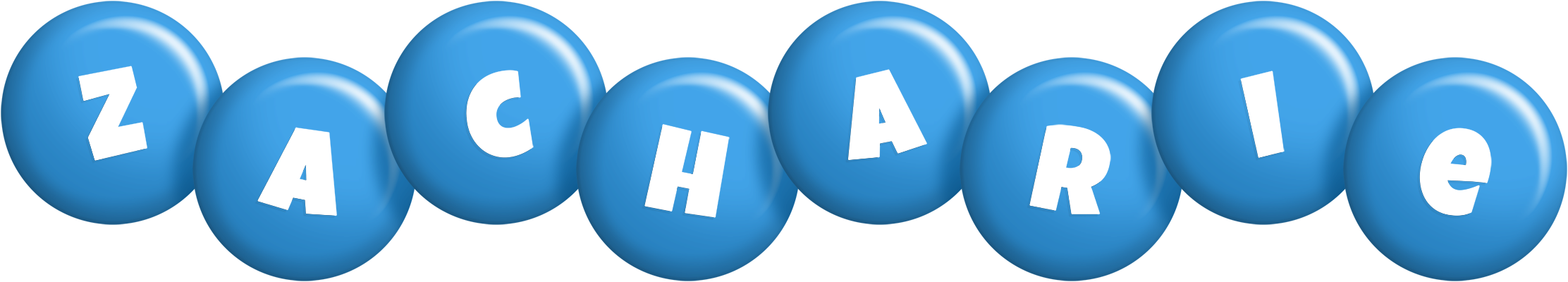 Zacharie candy-blue logo