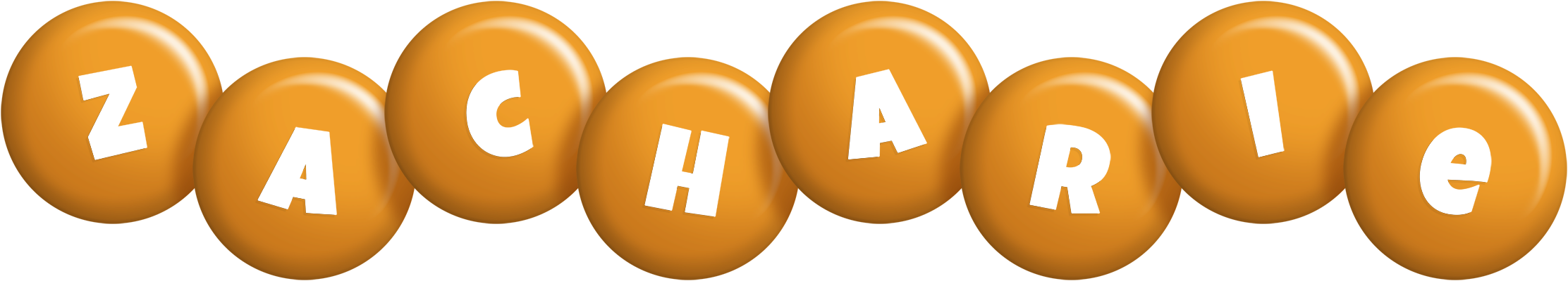 Zacharie candy-orange logo
