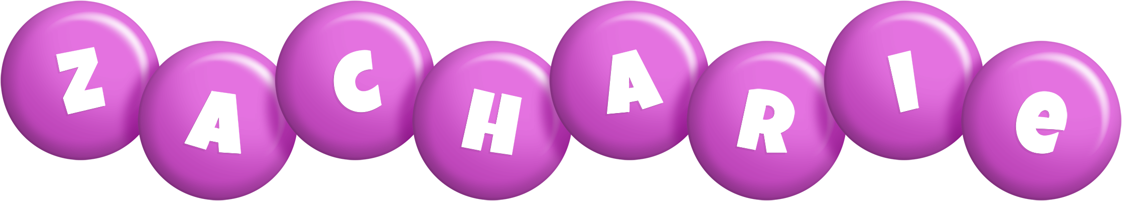 Zacharie candy-purple logo