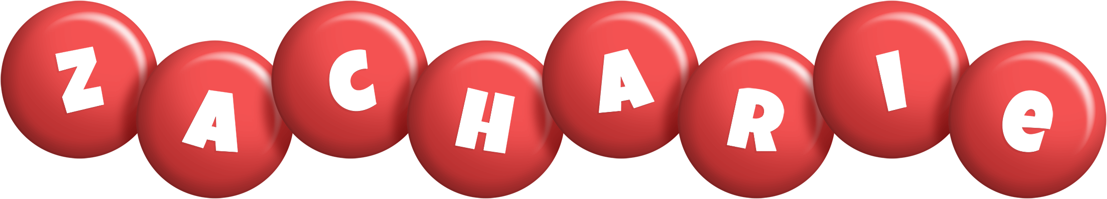 Zacharie candy-red logo