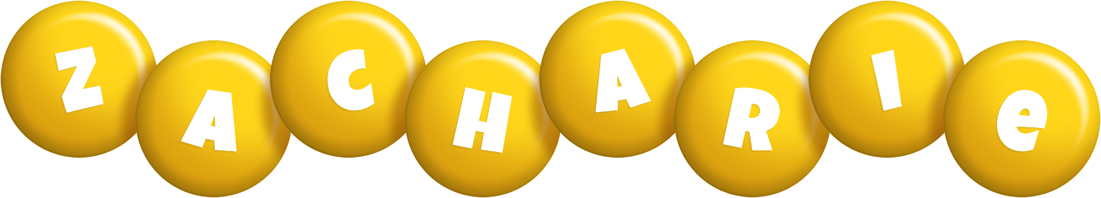 Zacharie candy-yellow logo