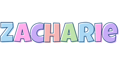 Zacharie pastel logo