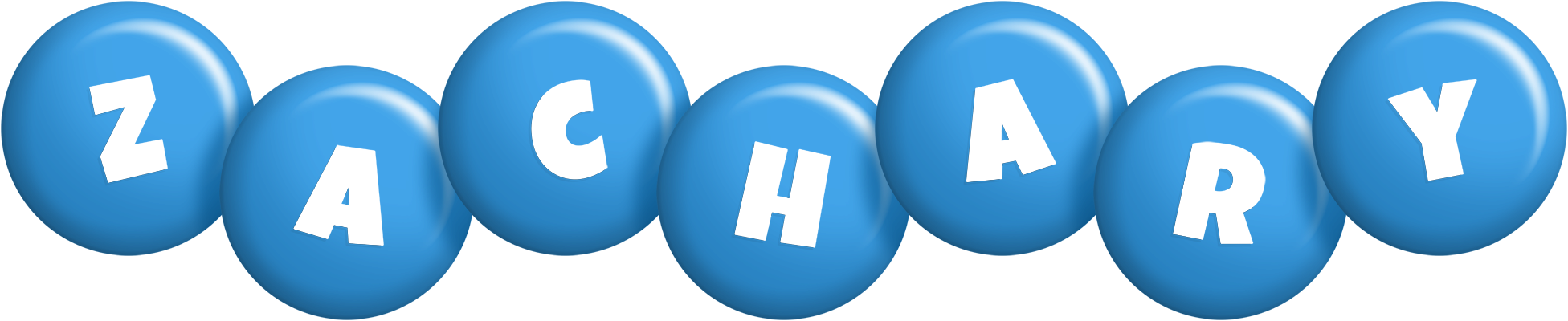 Zachary candy-blue logo