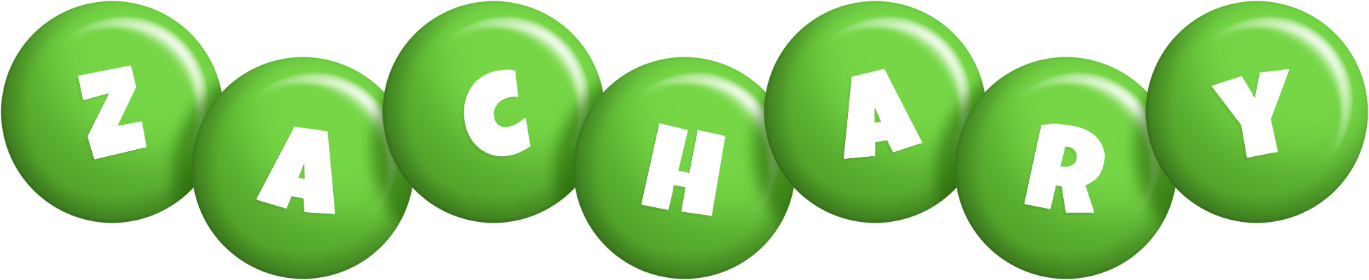 Zachary candy-green logo