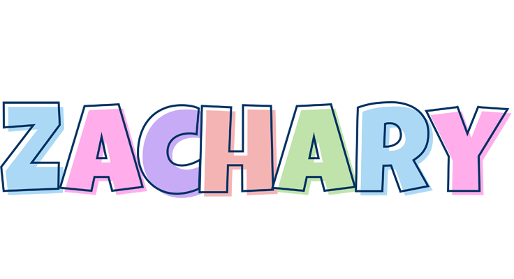 Zachary pastel logo