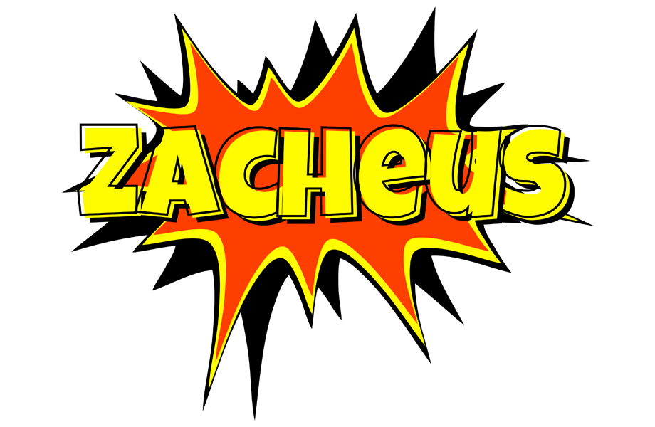 Zacheus bazinga logo