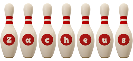 Zacheus bowling-pin logo