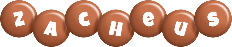 Zacheus candy-brown logo