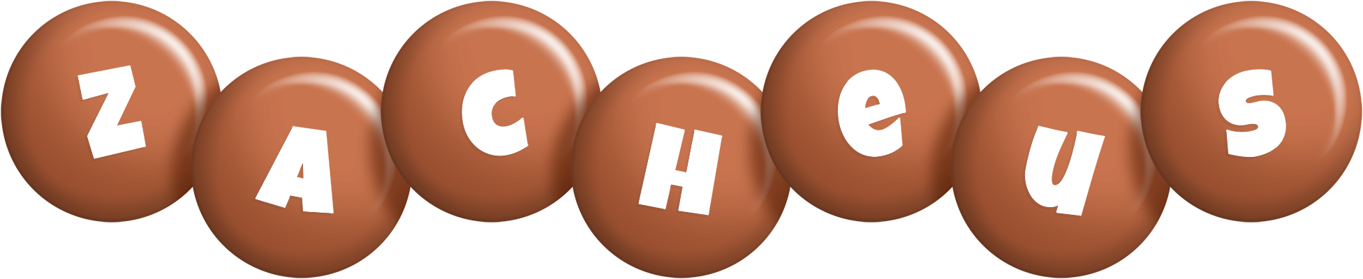 Zacheus candy-brown logo