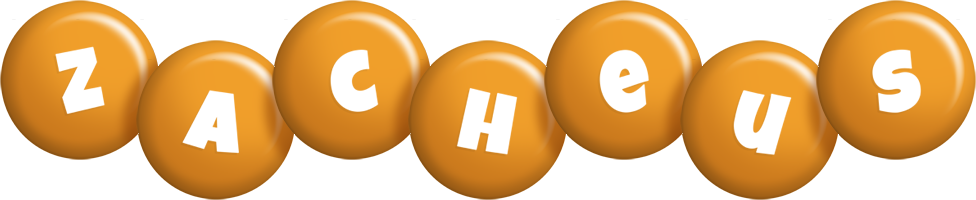 Zacheus candy-orange logo