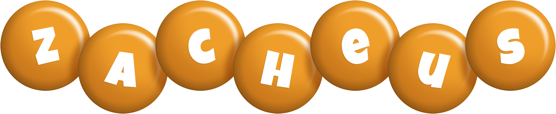 Zacheus candy-orange logo