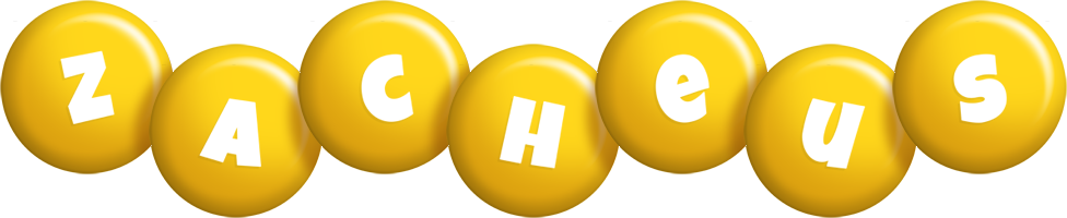 Zacheus candy-yellow logo