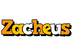 Zacheus cartoon logo