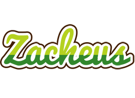 Zacheus golfing logo