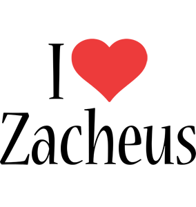 Zacheus i-love logo