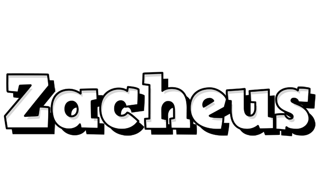 Zacheus snowing logo