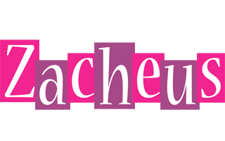 Zacheus whine logo