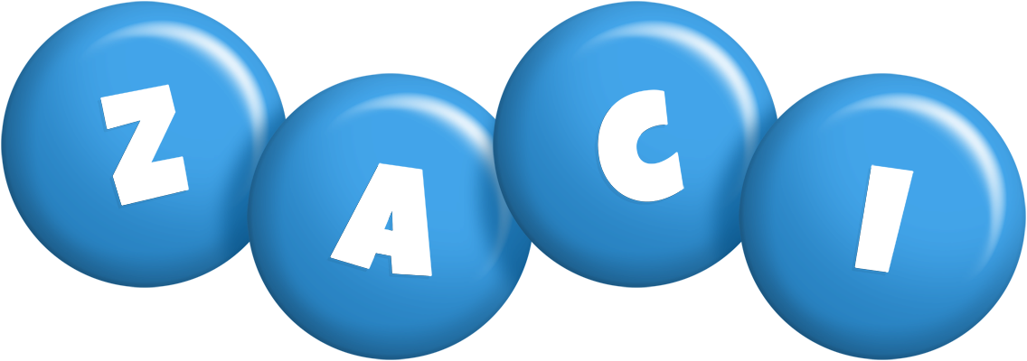 Zaci candy-blue logo