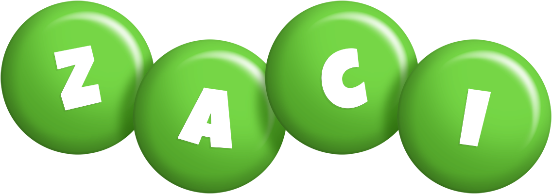 Zaci candy-green logo