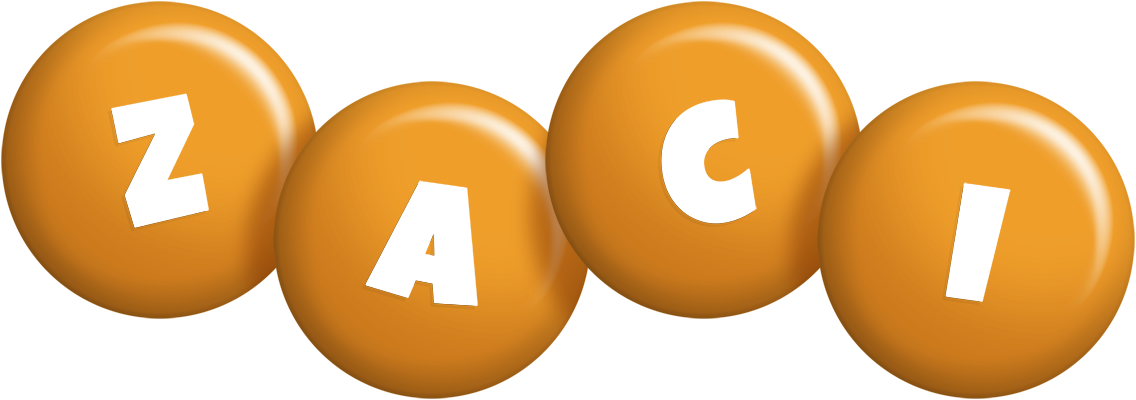 Zaci candy-orange logo