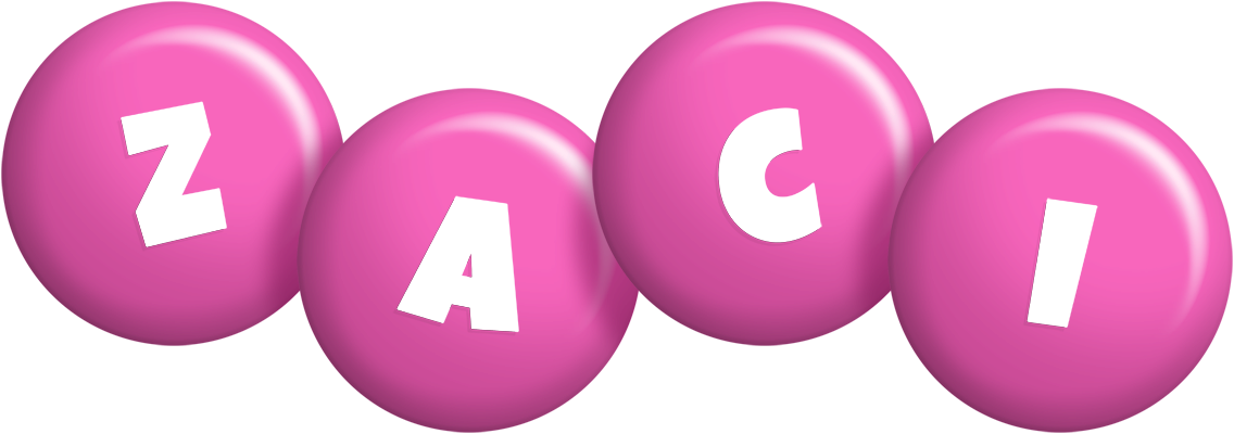 Zaci candy-pink logo