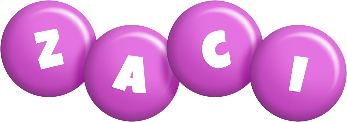 Zaci candy-purple logo